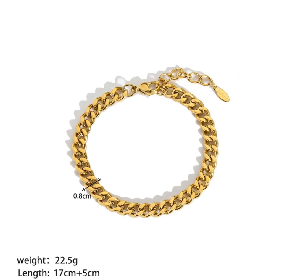 18K Gold Plated Bracelets