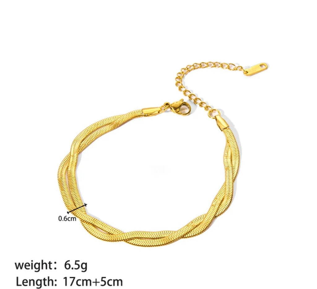 18K Gold Plated Bracelets