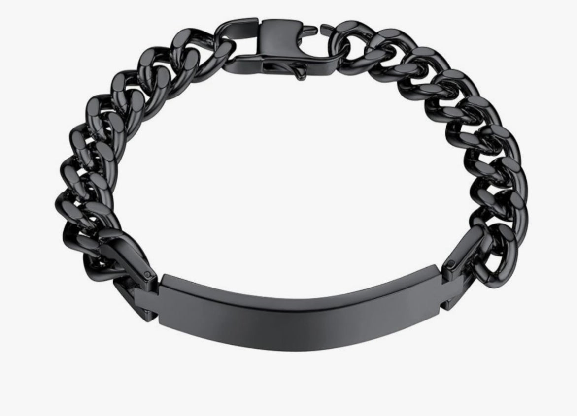 Men’s Name Plate Cuban Bracelet