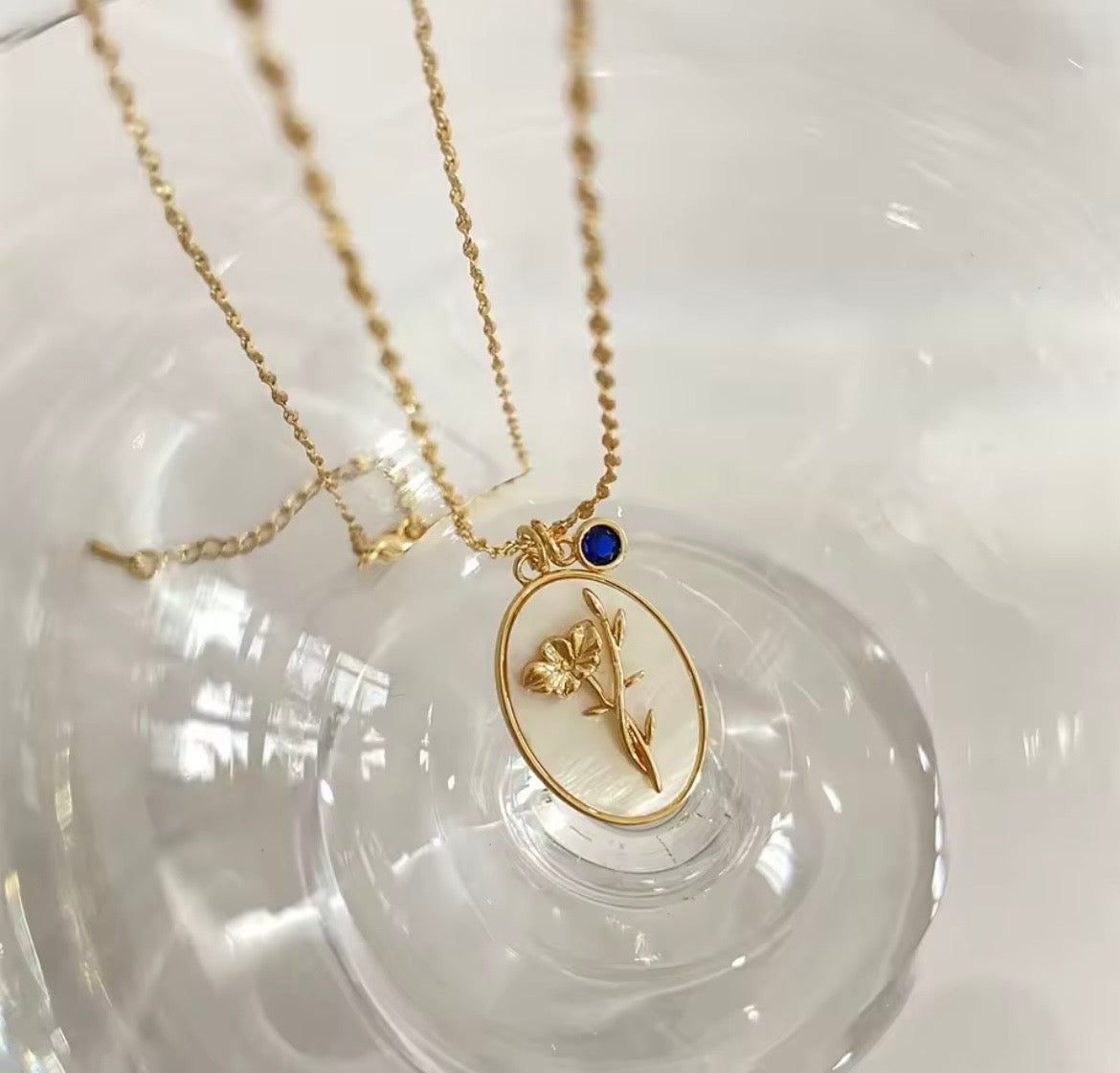 Birth Flower Necklace