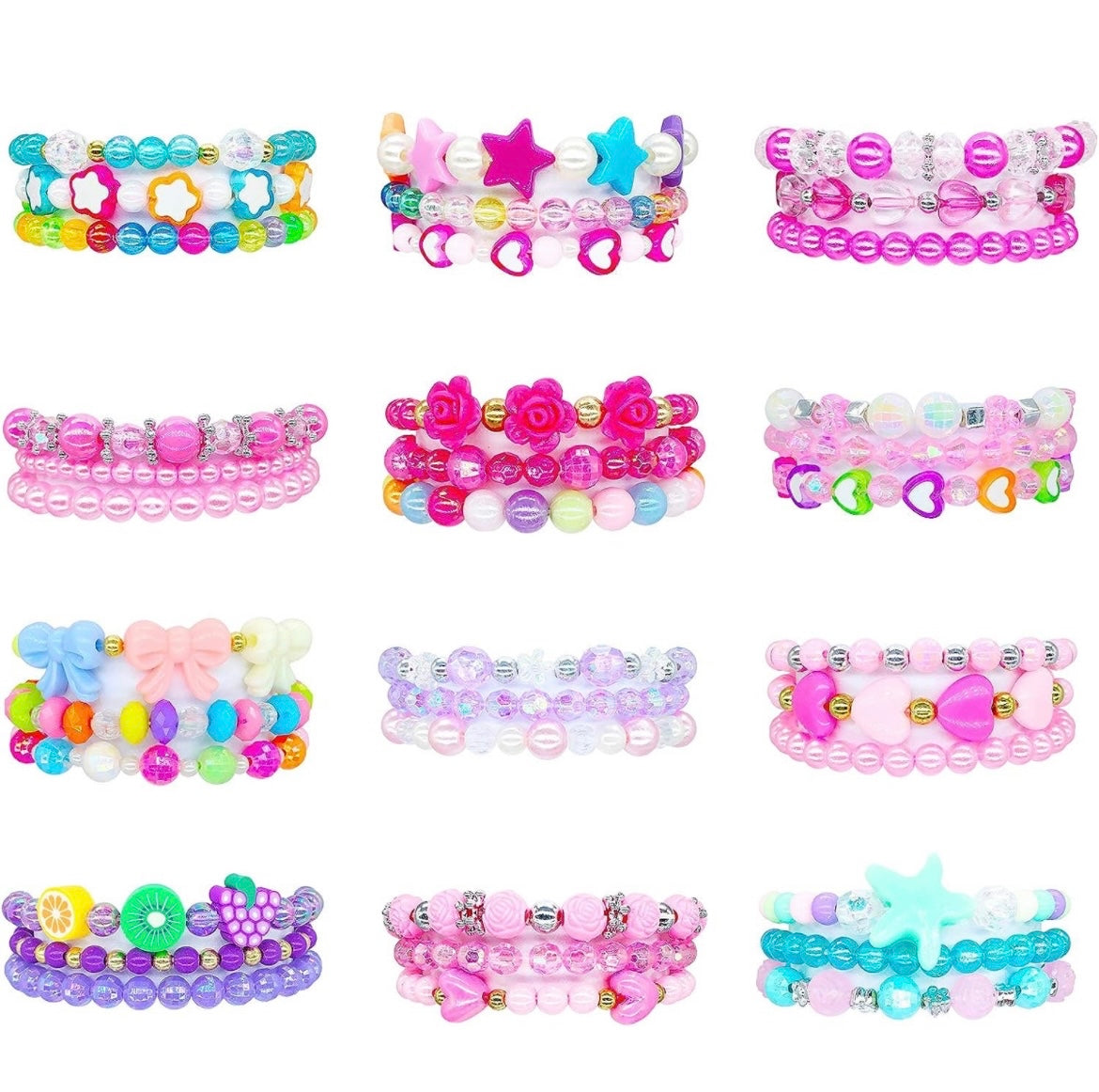 Girl’s Beaded Bracelet Set