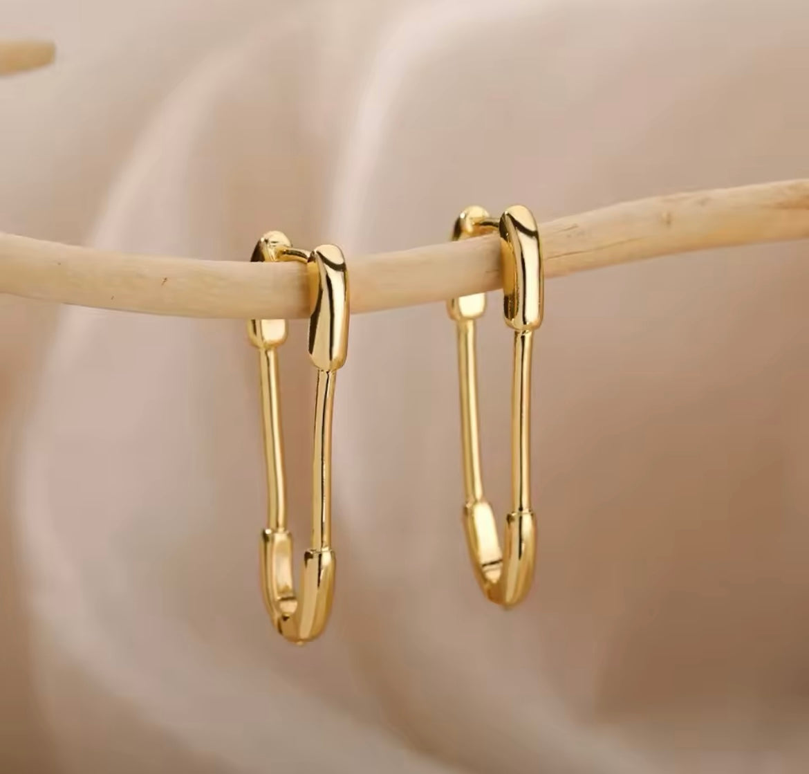 Safety Pin Earrings