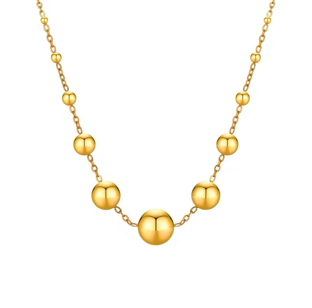 Gold Bead Necklace