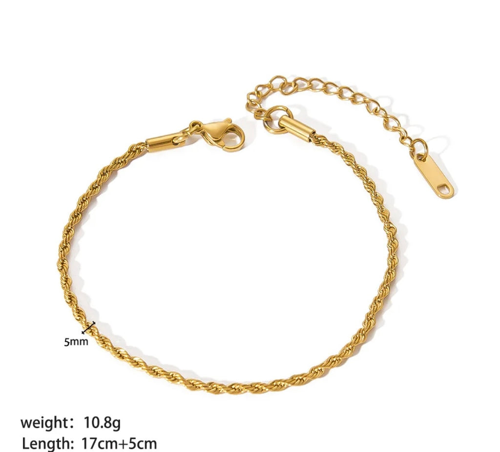 18K Gold Plated Bracelets