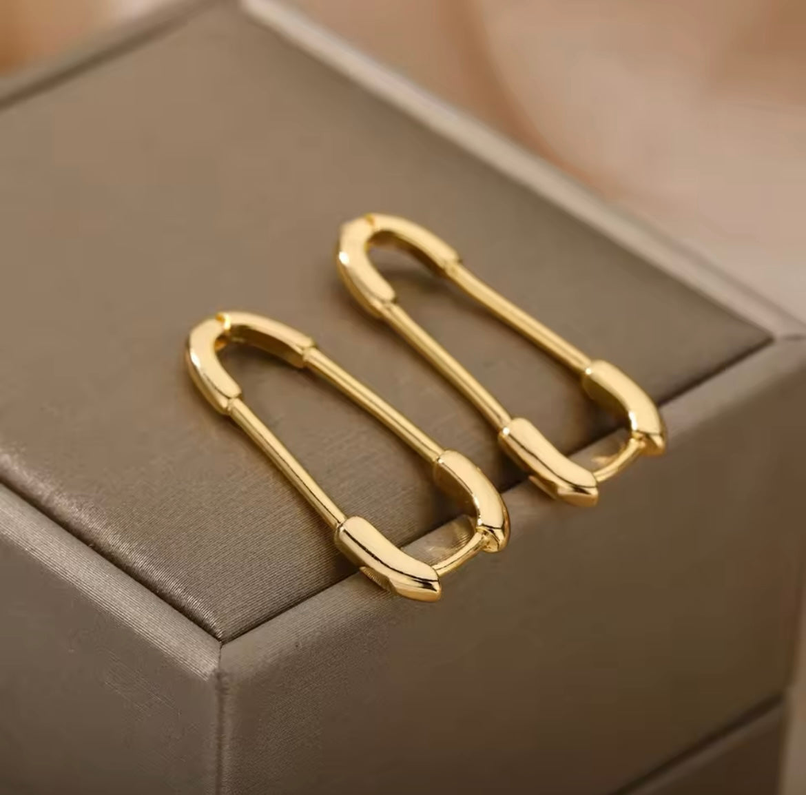 Safety Pin Earrings