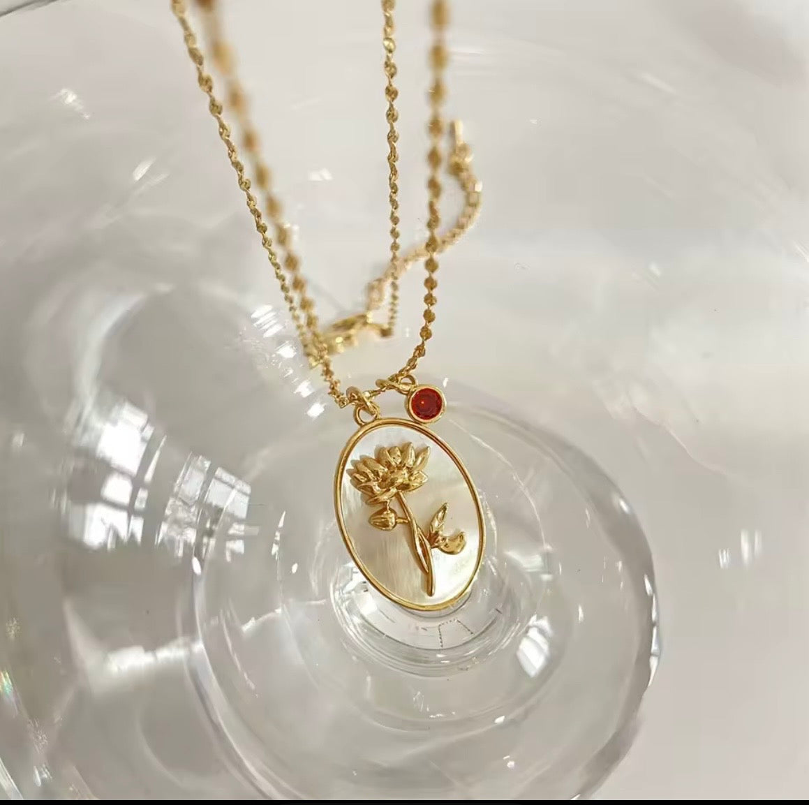 Birth Flower Necklace