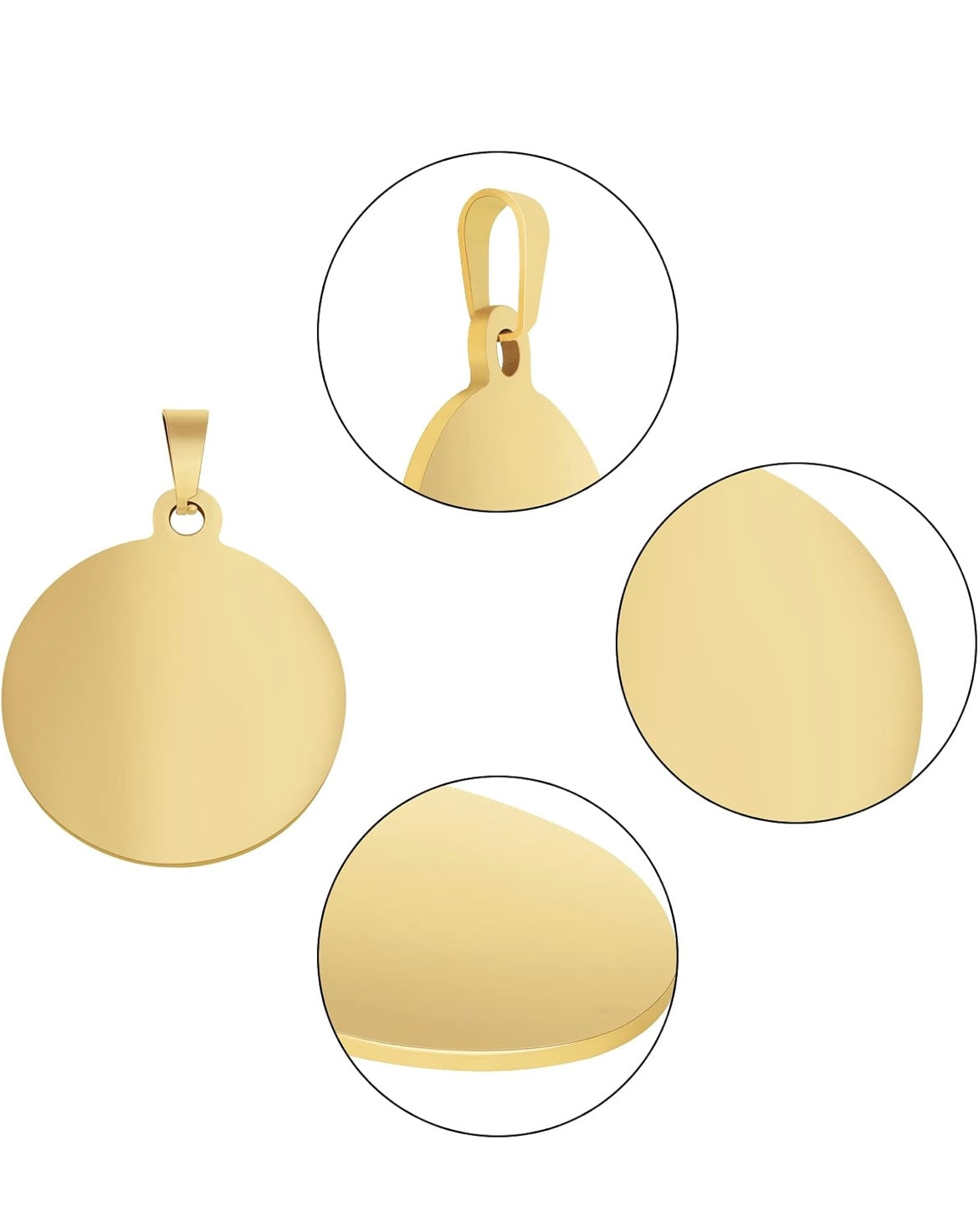 Signature Engravable Charm Necklace