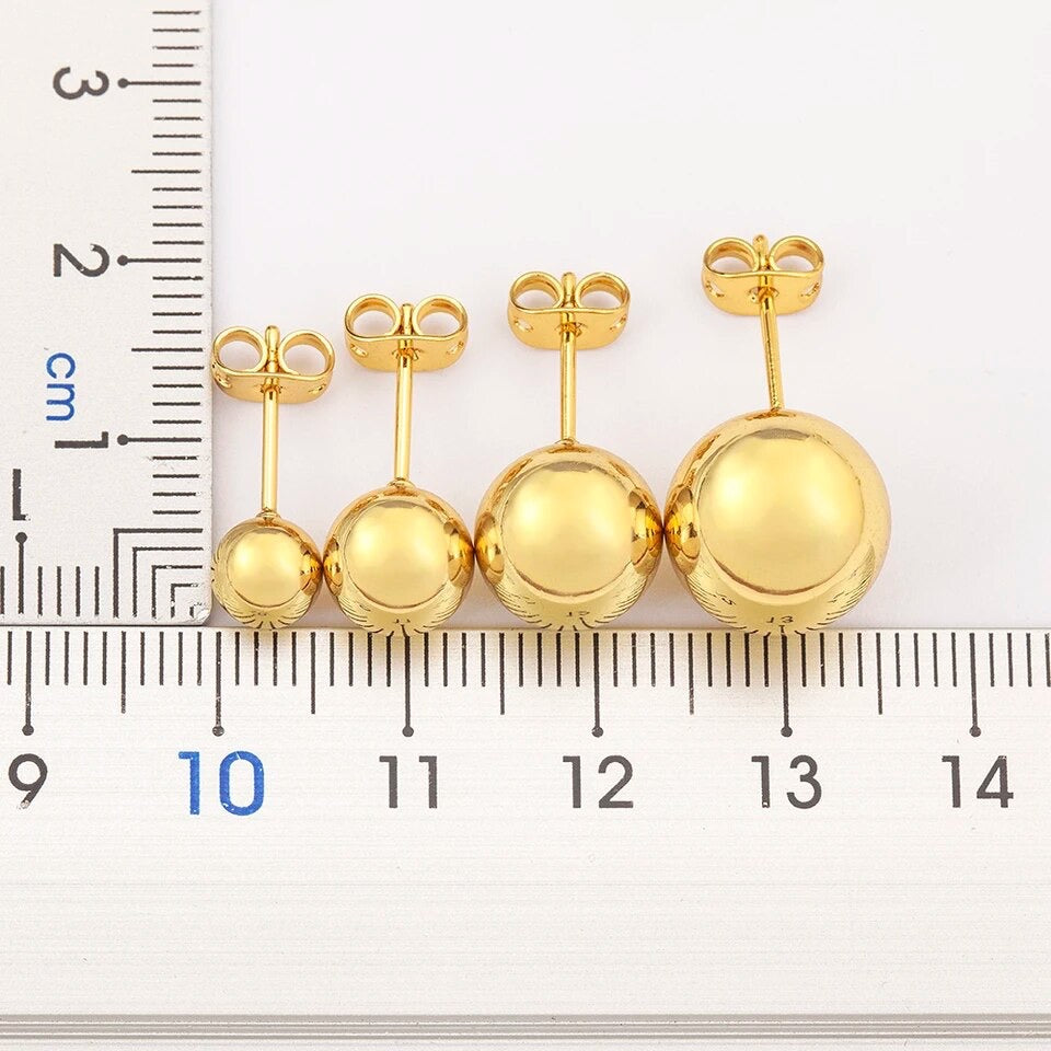 Ball Stud Earrings