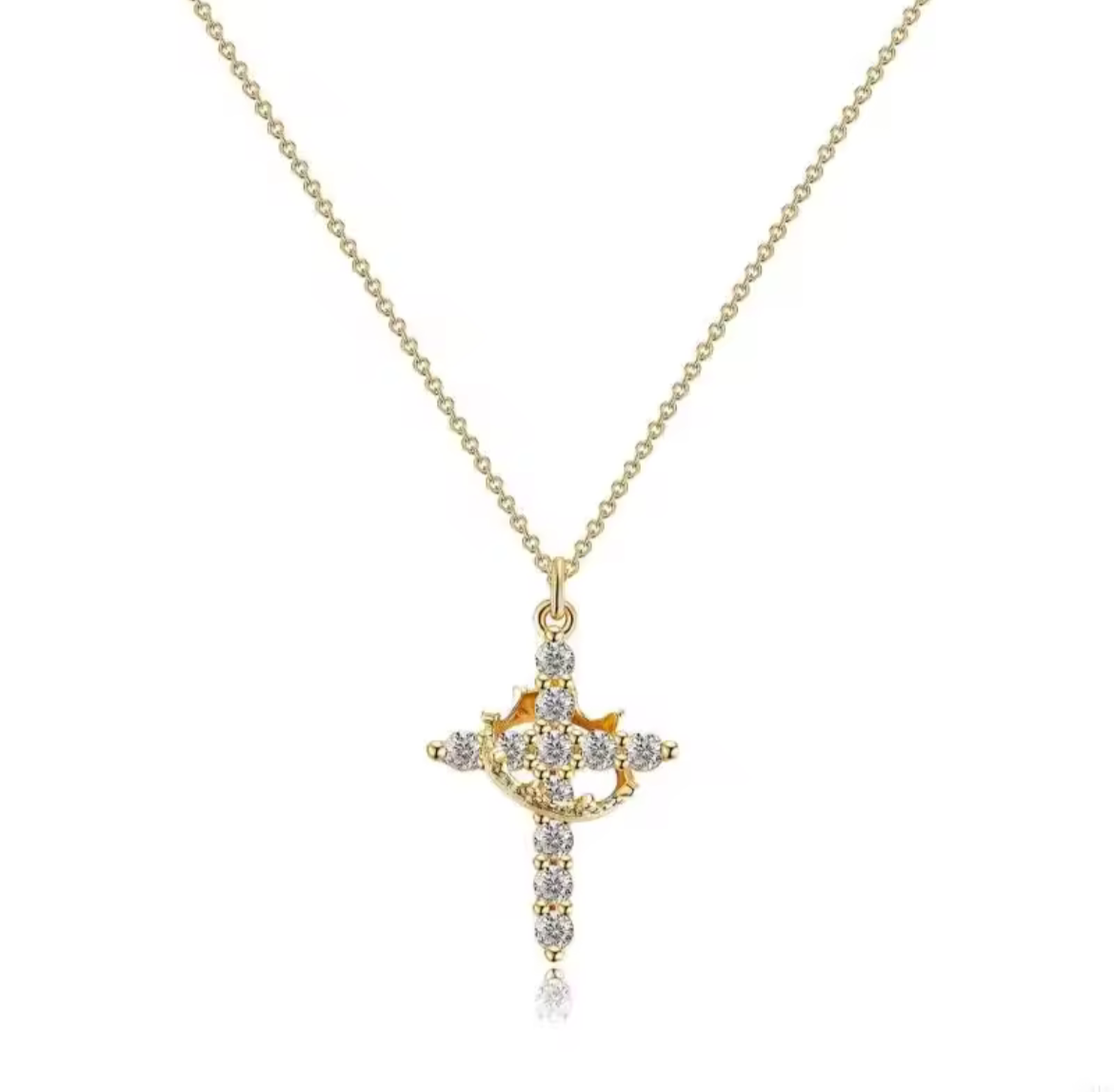 Celestial Cross Necklace