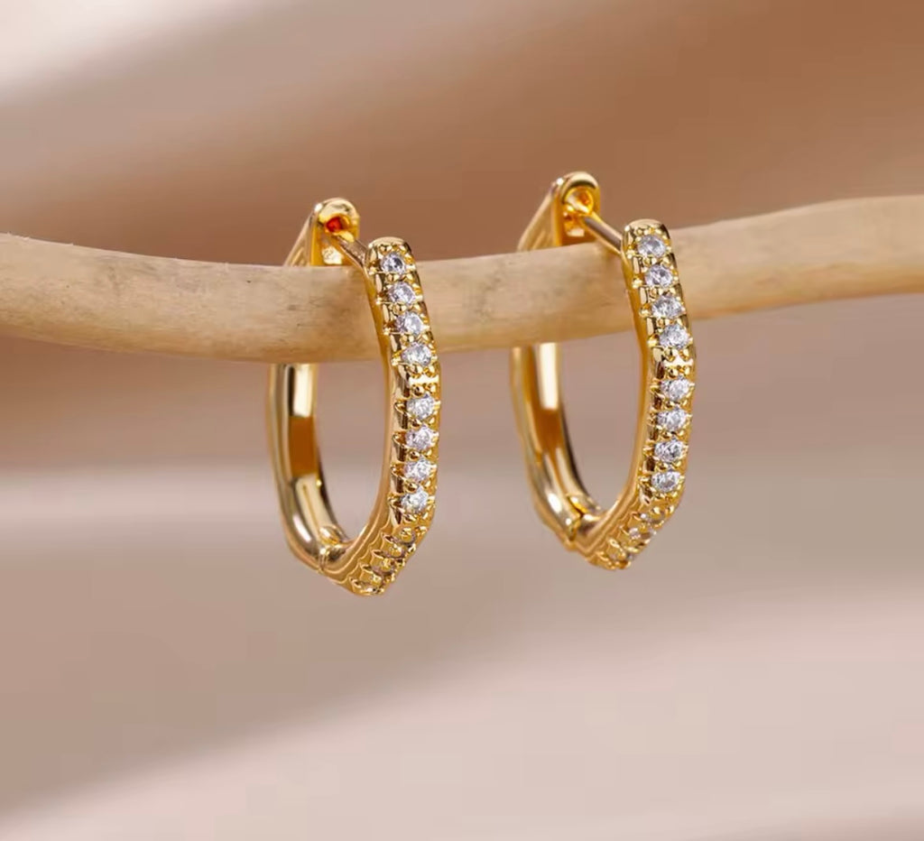 Classic Sparkle Hoops