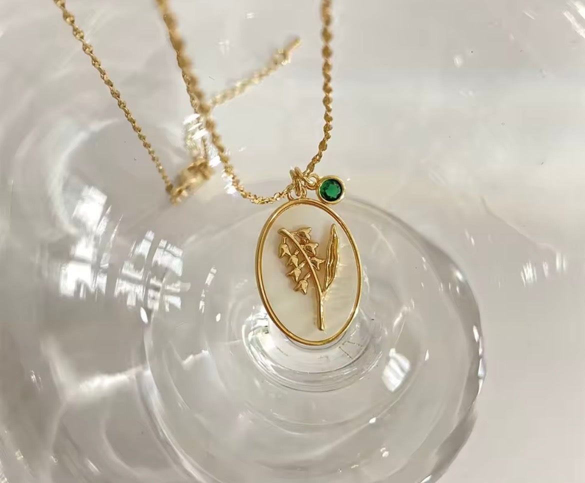 Birth Flower Necklace