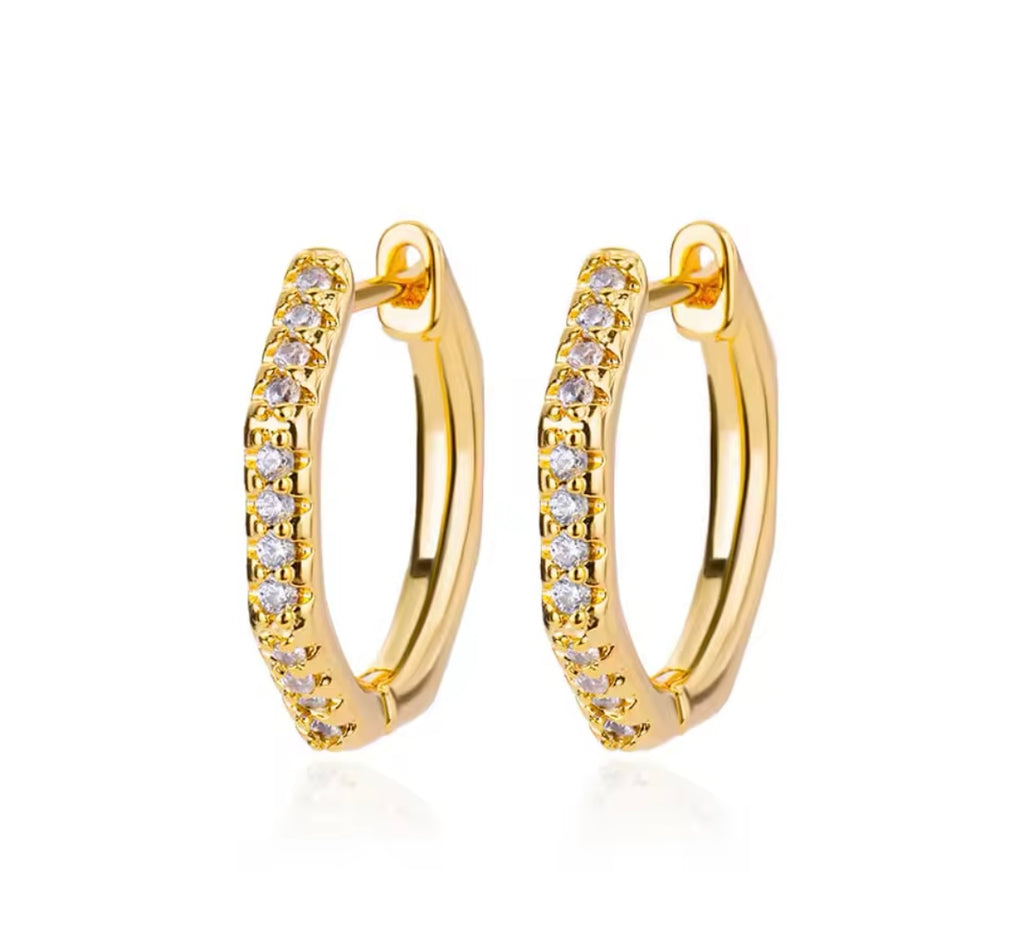 Classic Sparkle Hoops