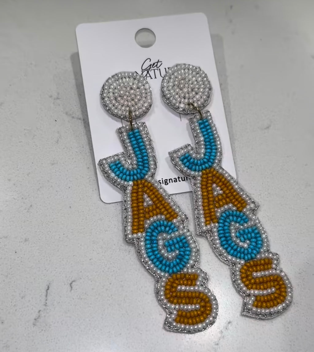 SU Beaded Earrings