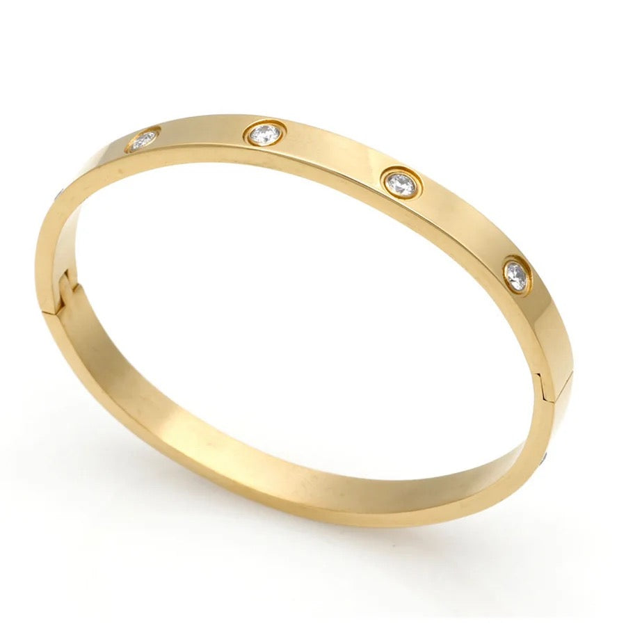Signature Crystal Bangle
