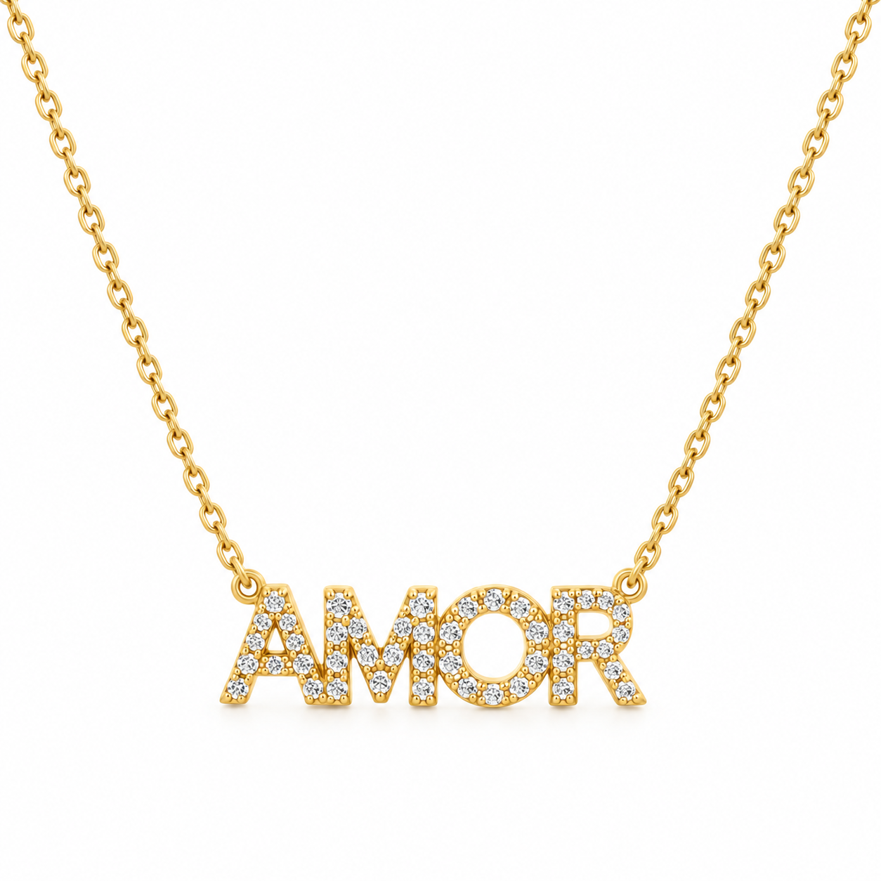 Pave' Name Necklace