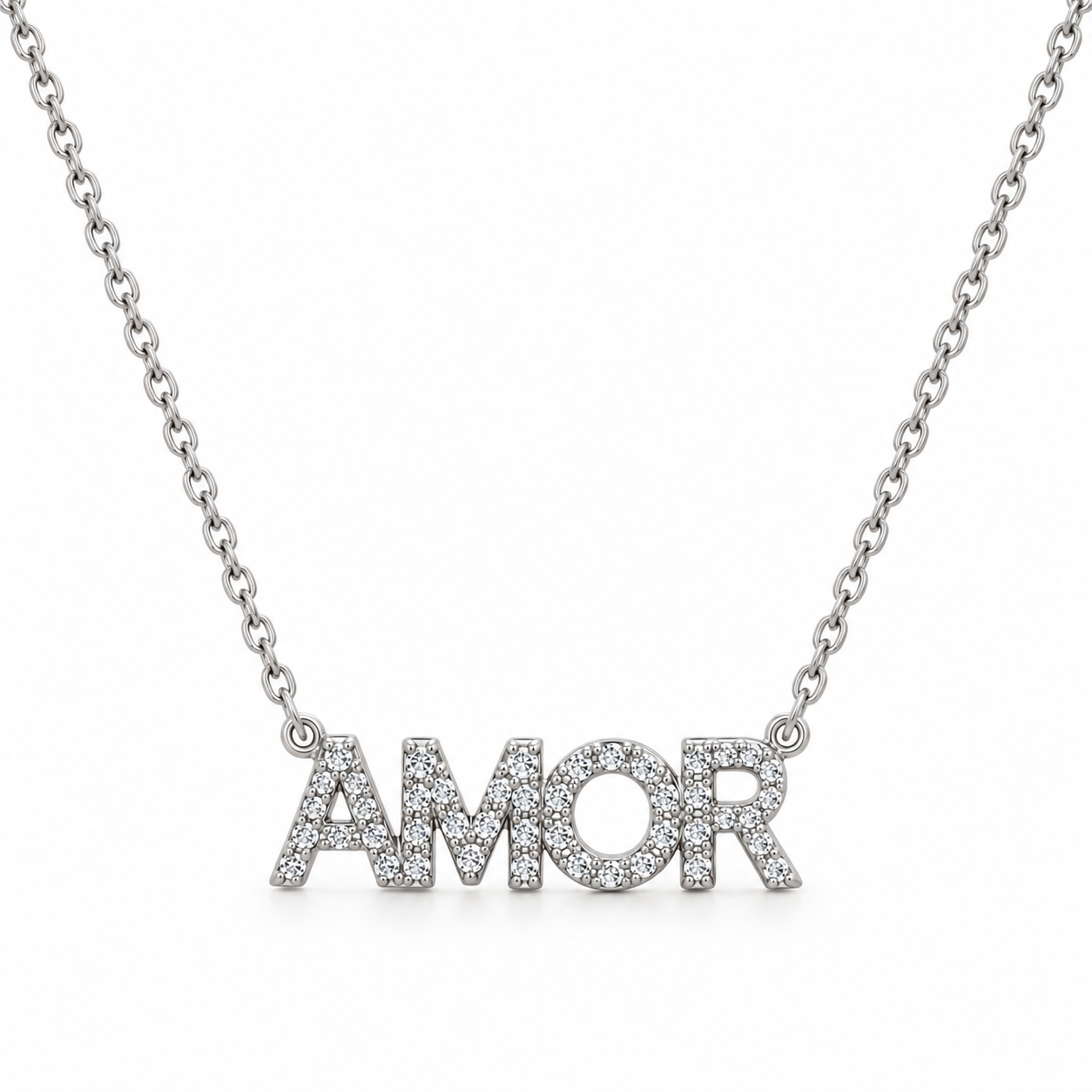 Pave' Name Necklace