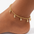 Crystal Letter Name Anklet
