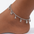 Crystal Letter Name Anklet