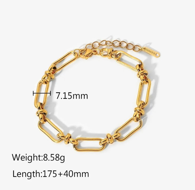Knot Chain Bracelet