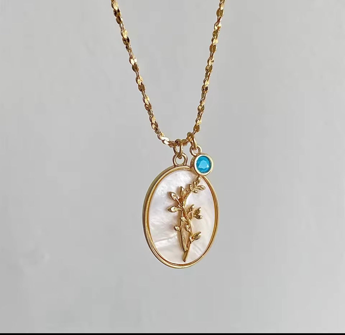 Birth Flower Necklace