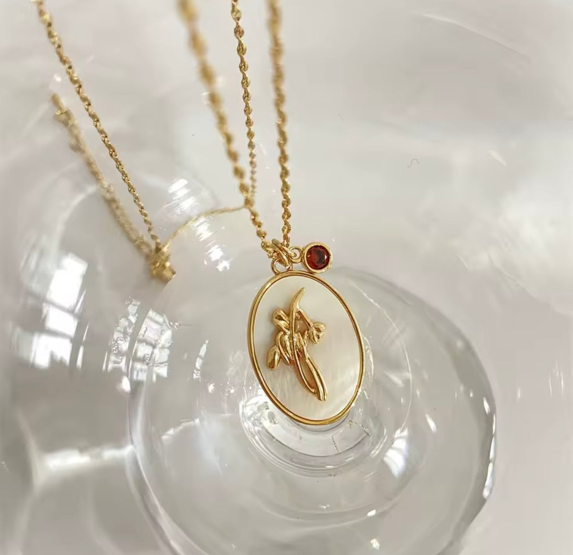 Birth Flower Necklace