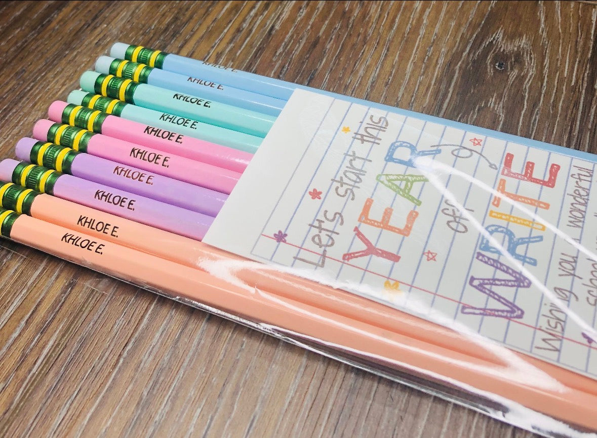 Engraved Pencil Set