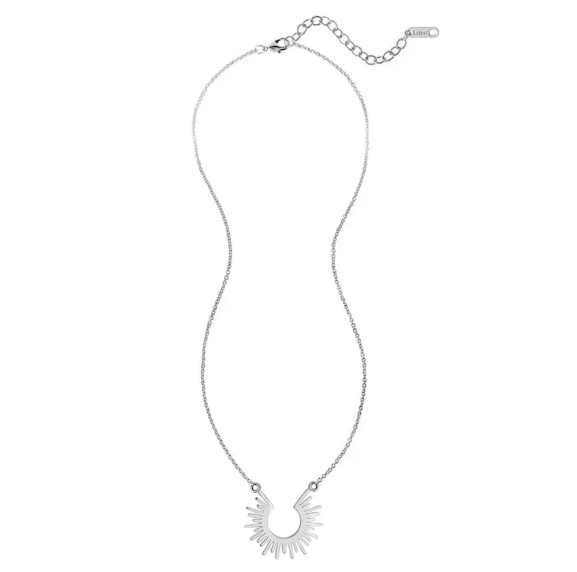Half Circle Spike Necklace
