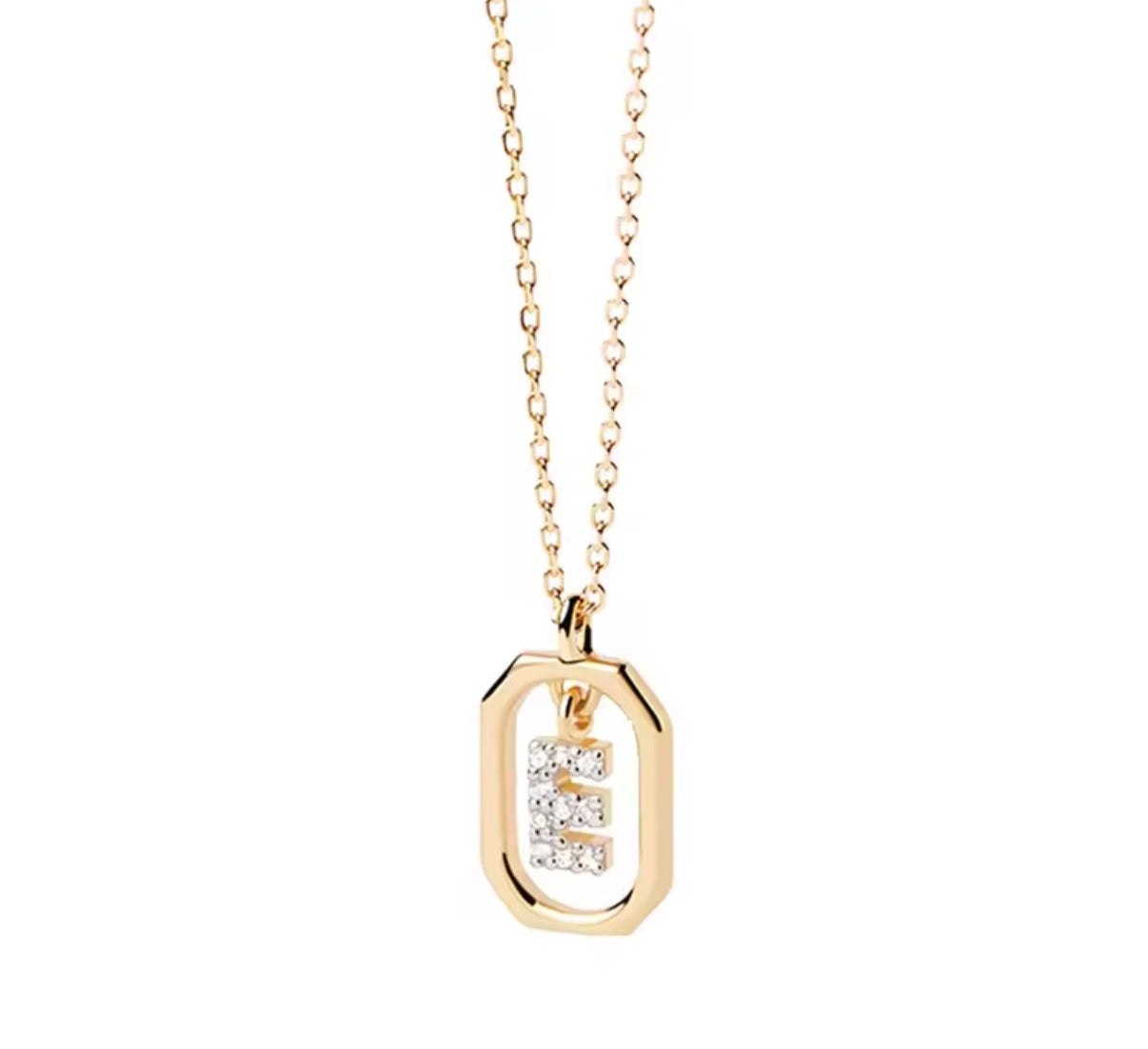 Diamond Initial Necklace