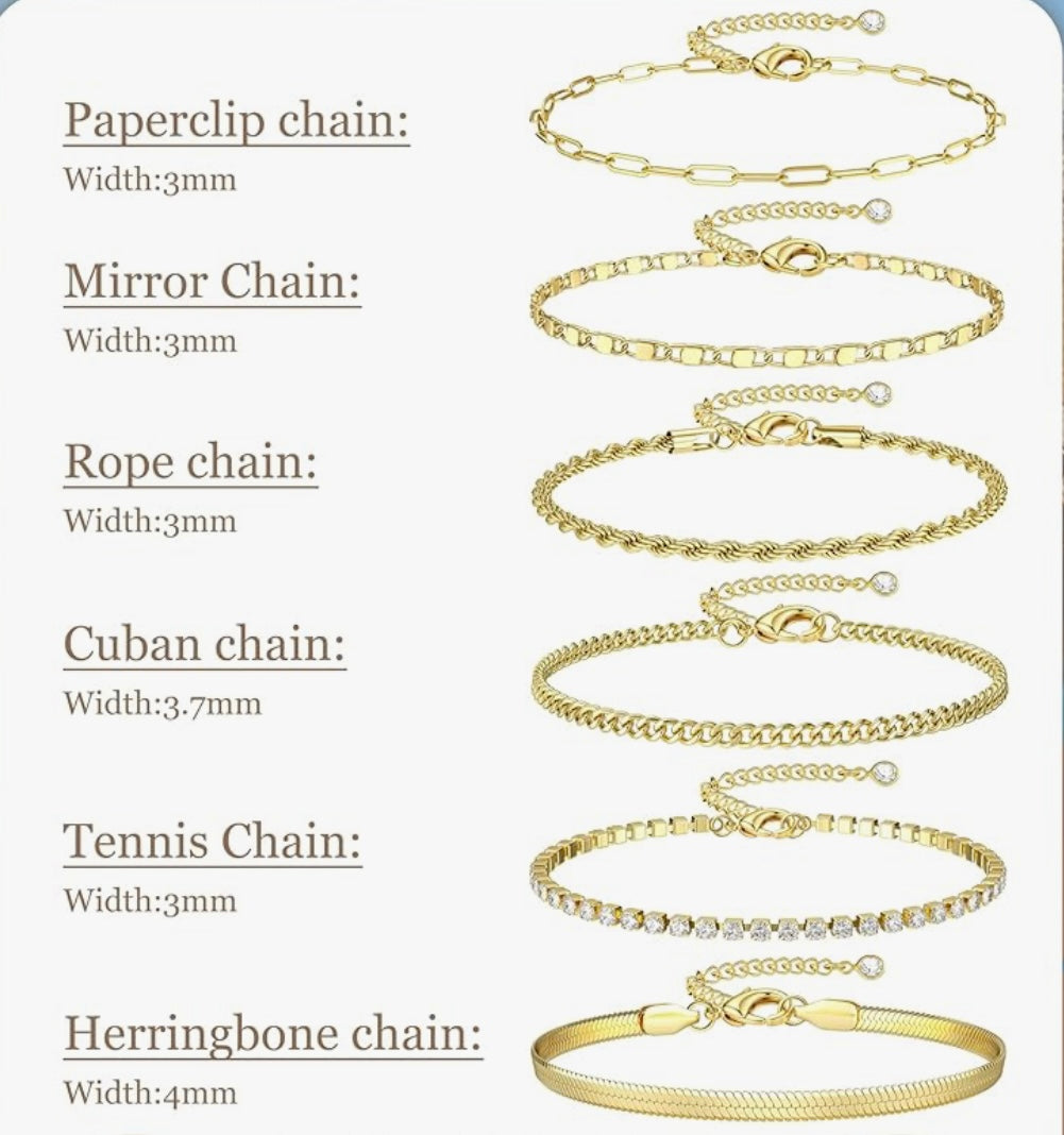 Stackable Anklets