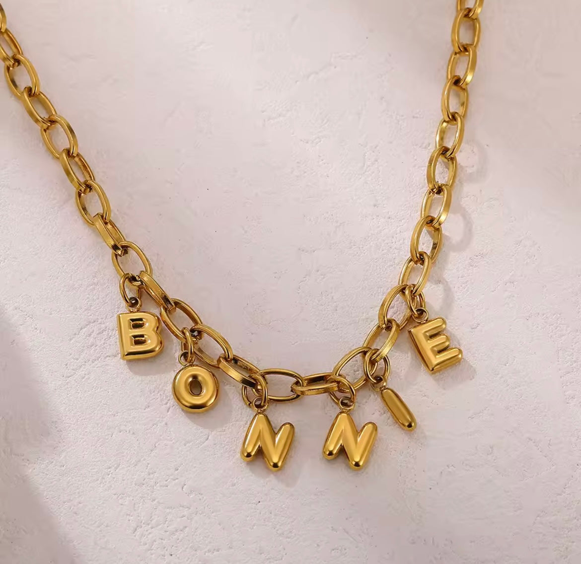 Charm Name Necklace