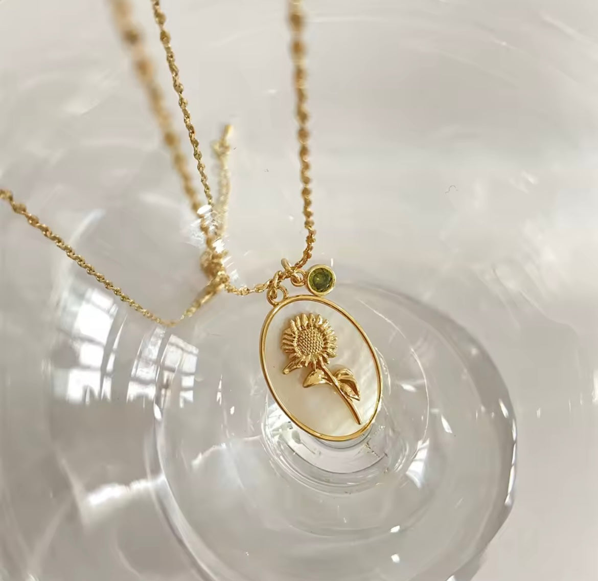 Birth Flower Necklace