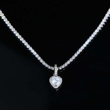 Load image into Gallery viewer, Halo Heart Pendant Necklace
