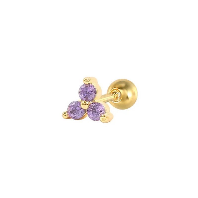 Purple Zircon Studs