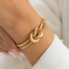 Load image into Gallery viewer, Knotted Snake Bracelet
