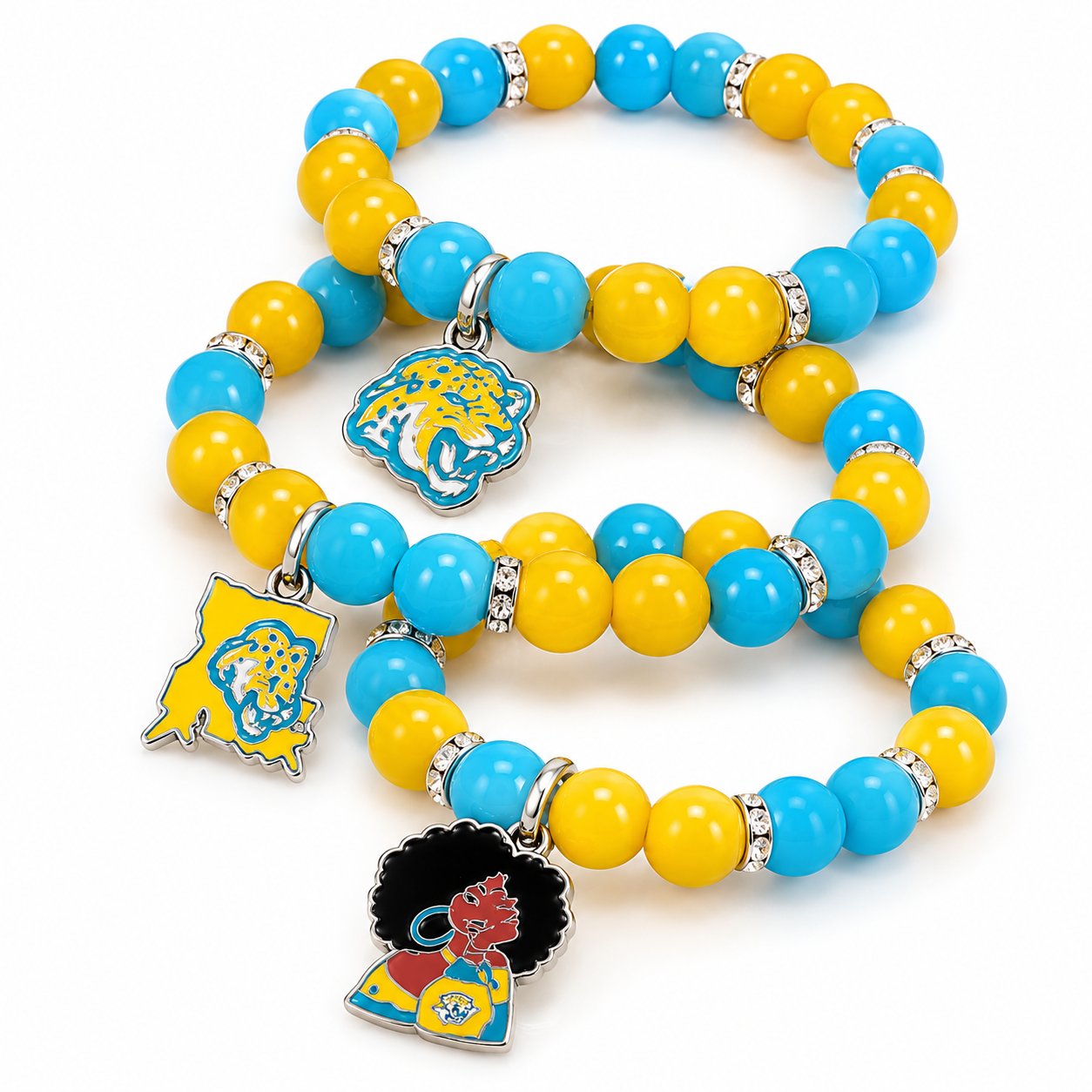 SU SignatureU Beaded Bracelet Stack