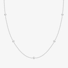 Load image into Gallery viewer, Dazzling Halo CZ Bezel Necklace
