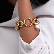Load image into Gallery viewer, Pearl Pendant Bracelet Bangle
