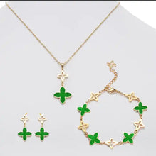 Load image into Gallery viewer, Four-Leaf Clover Jewelry Sets
