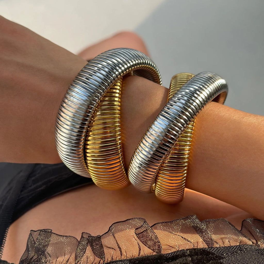 Spiral Layered Bangles