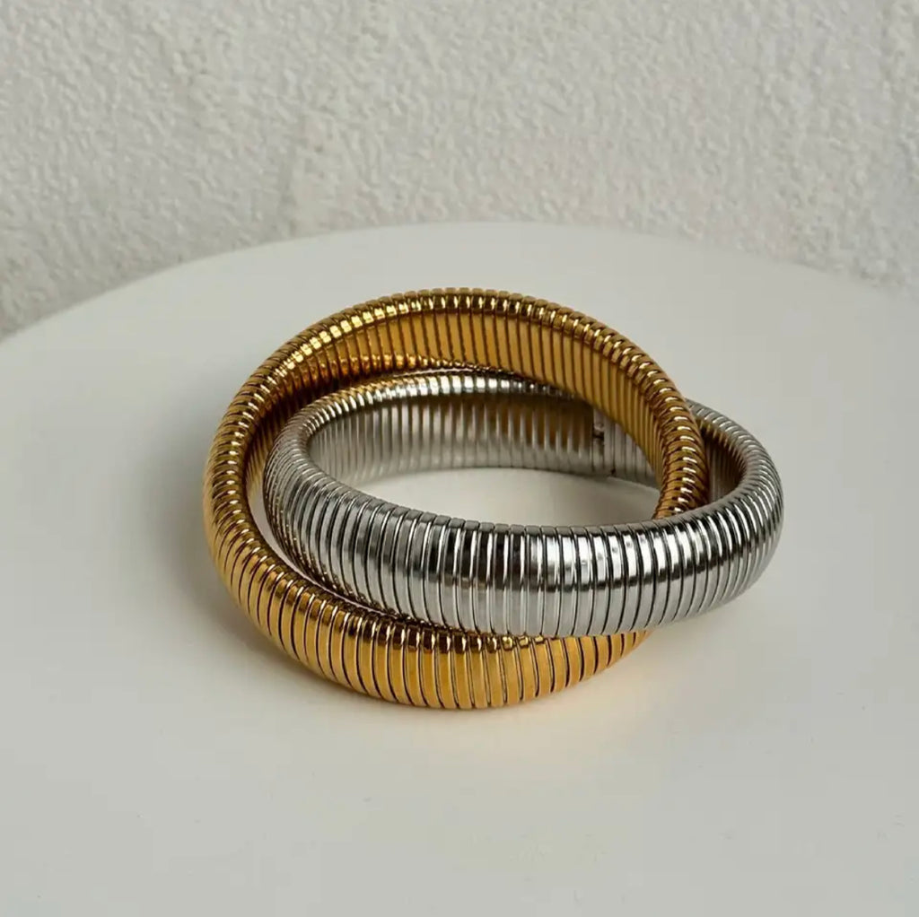 Spiral Layered Bangles