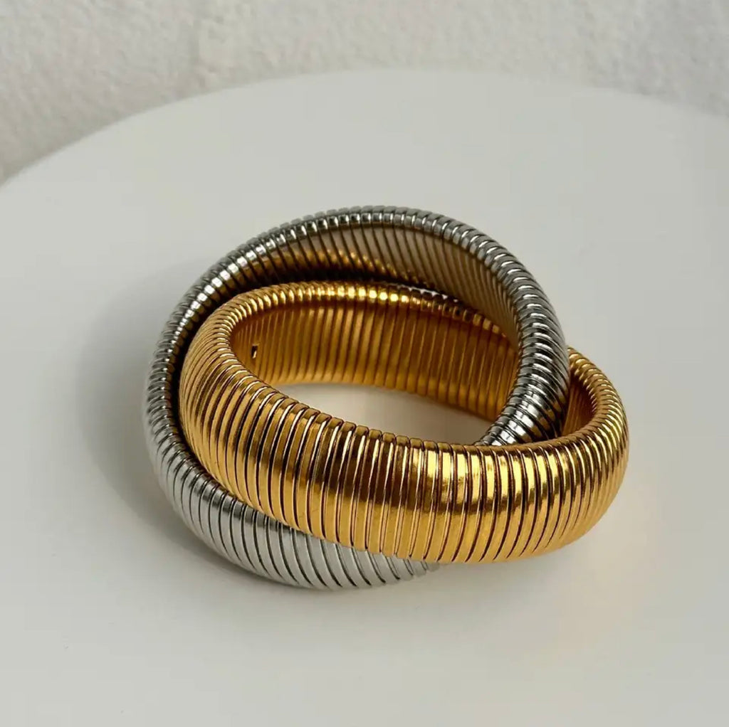 Spiral Layered Bangles