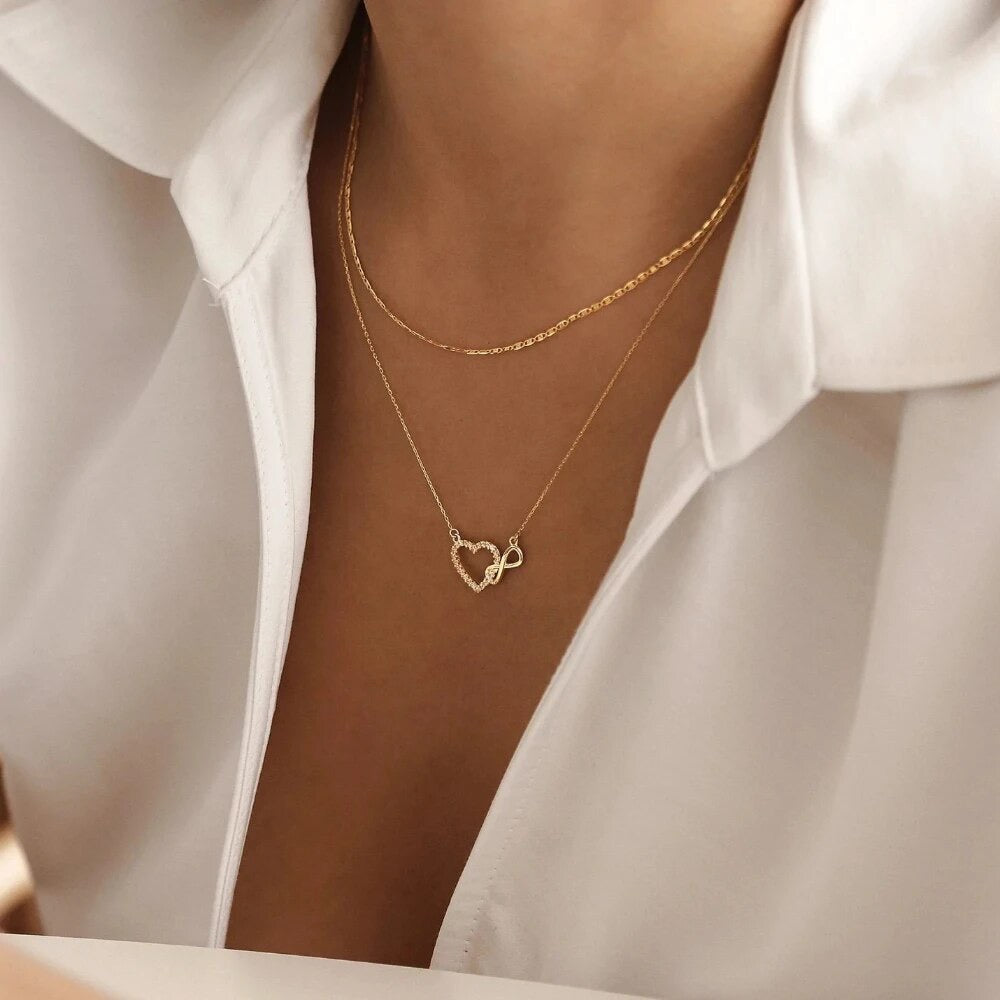 Love Heart Pendant Necklace