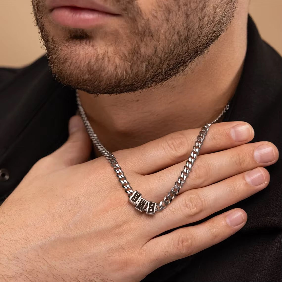 Custom Link Necklace for Dad