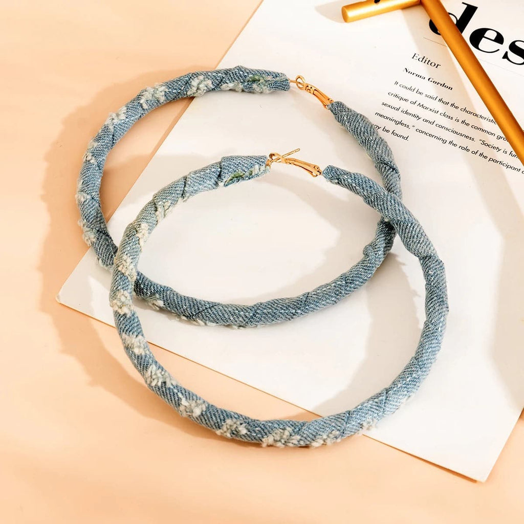 Denim Hoops