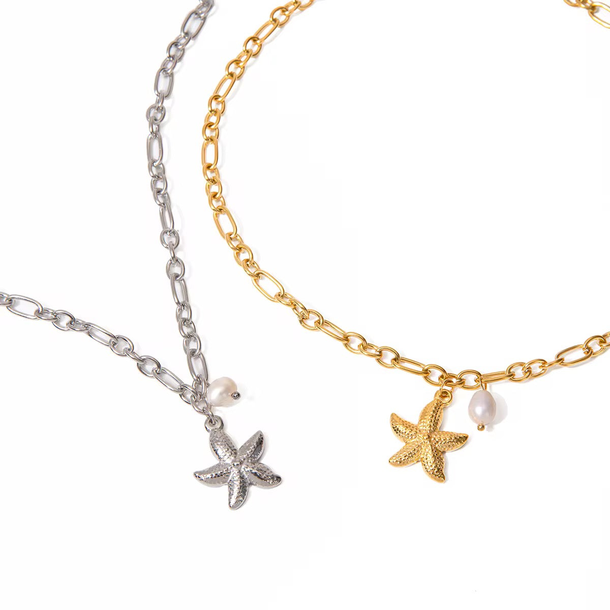 Coastal Charm Starfish Chain Necklace