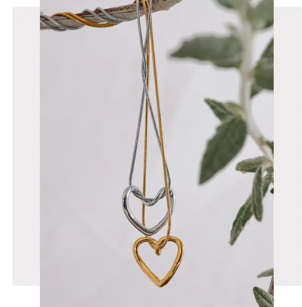 Hollow Heart Pendant