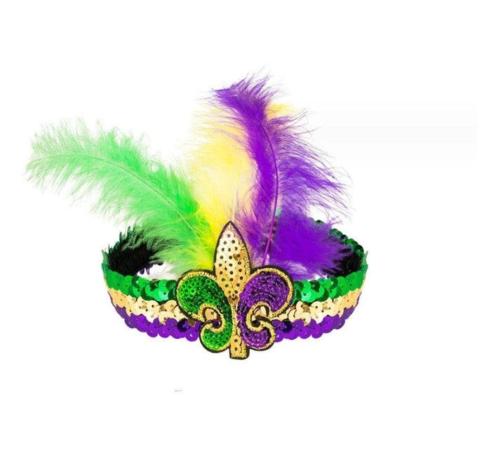 Mardi Gras Headband