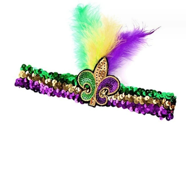 Mardi Gras Headband