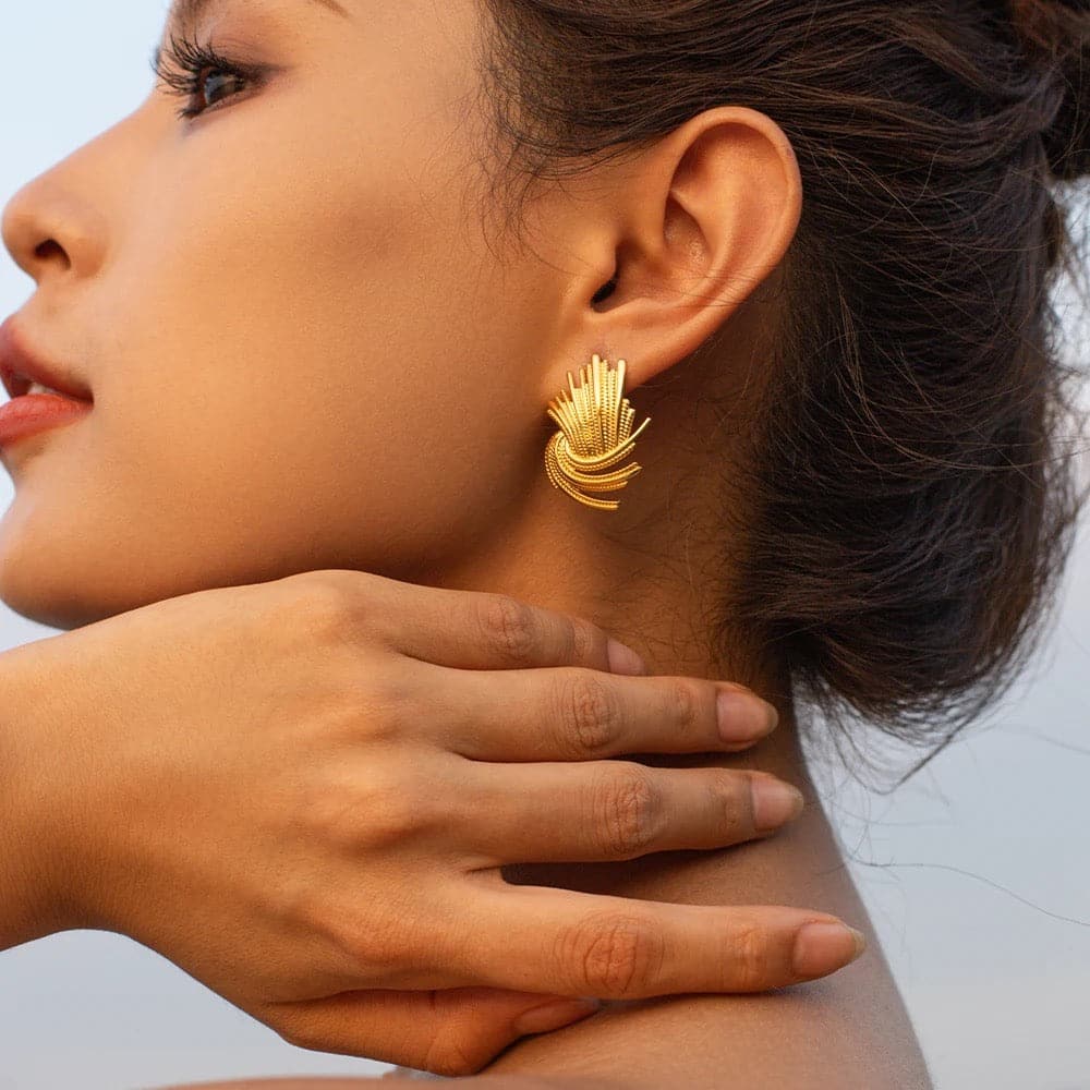 Braided Weave Texture Earring