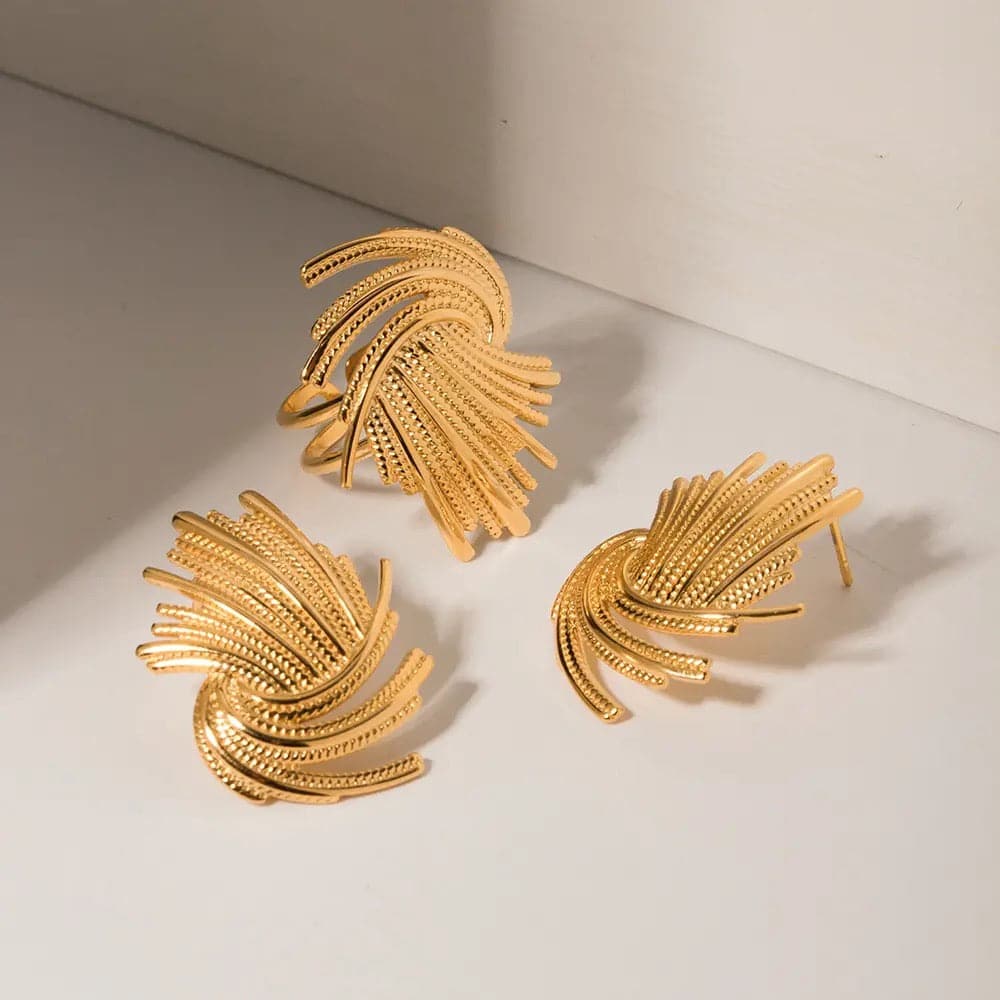 Braided Weave Texture Earring